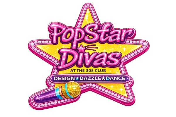 Pop Star Divas experience logo at All Star Party World