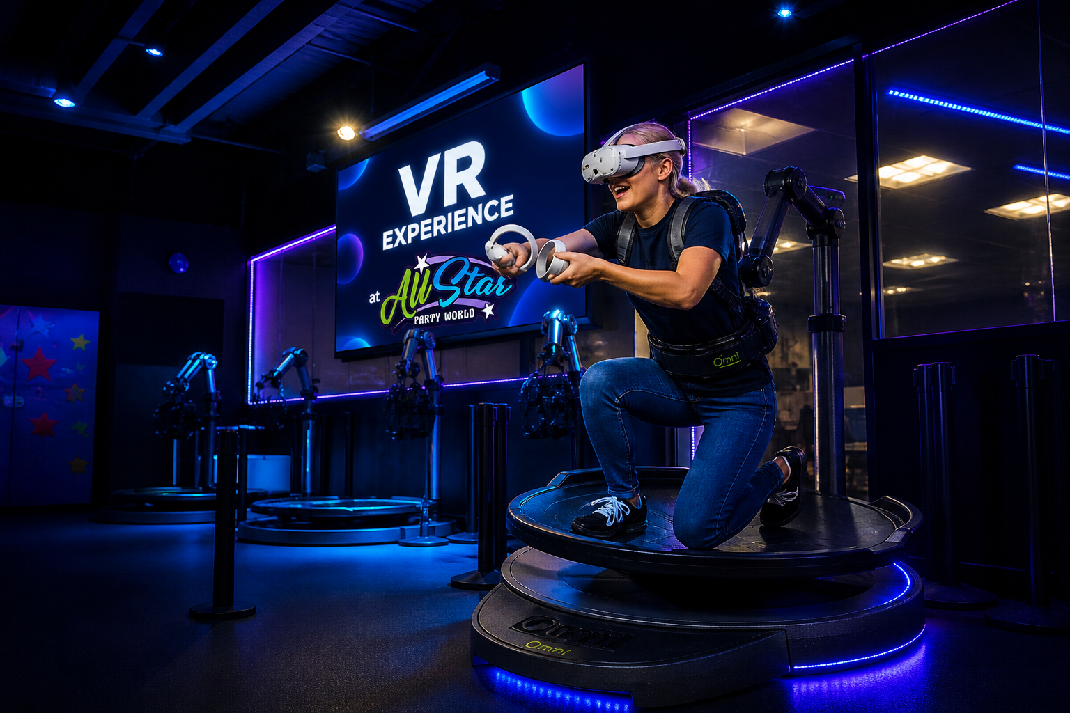 VR Experience at All Star Party World