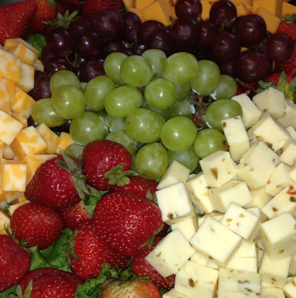 Fresh Fruit & Cheese Platter - All-Star Party World - Indoor Party Place