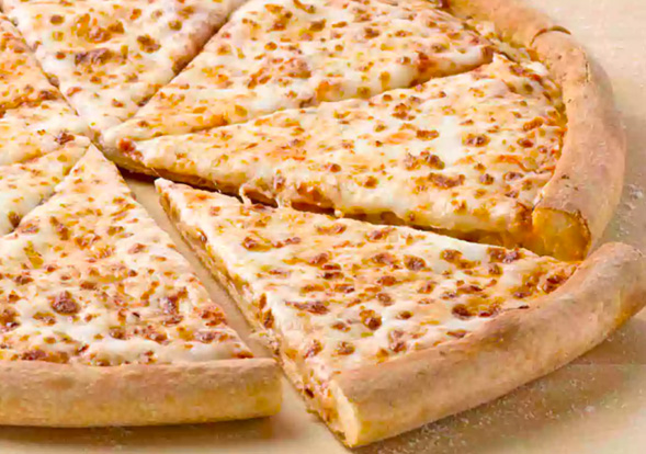 Freshly Baked Pizza - Cheese - All-Star Party World - Indoor Party Place